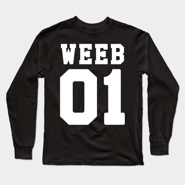 Weeb Stuff Weeaboo Trash Anime Merch Gift Long Sleeve T-Shirt by Alex21